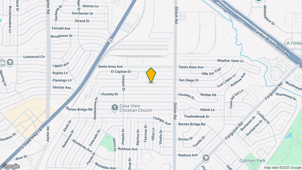 2609 Costa Mesa Dr Map and Location Details