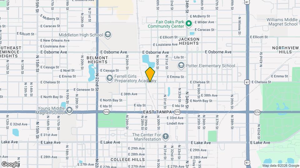 2905 E Chelsea St Map and Location Details