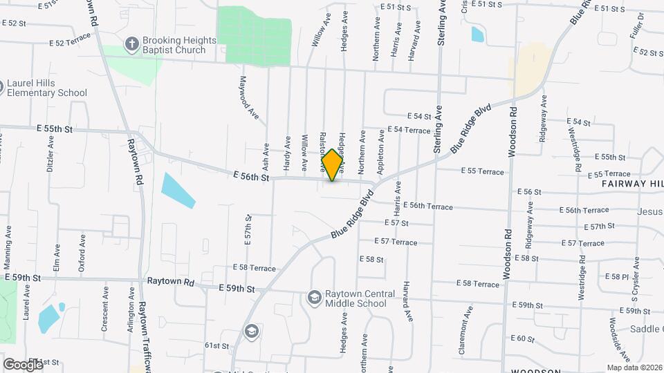 10621 E 56th St Map and Location Details