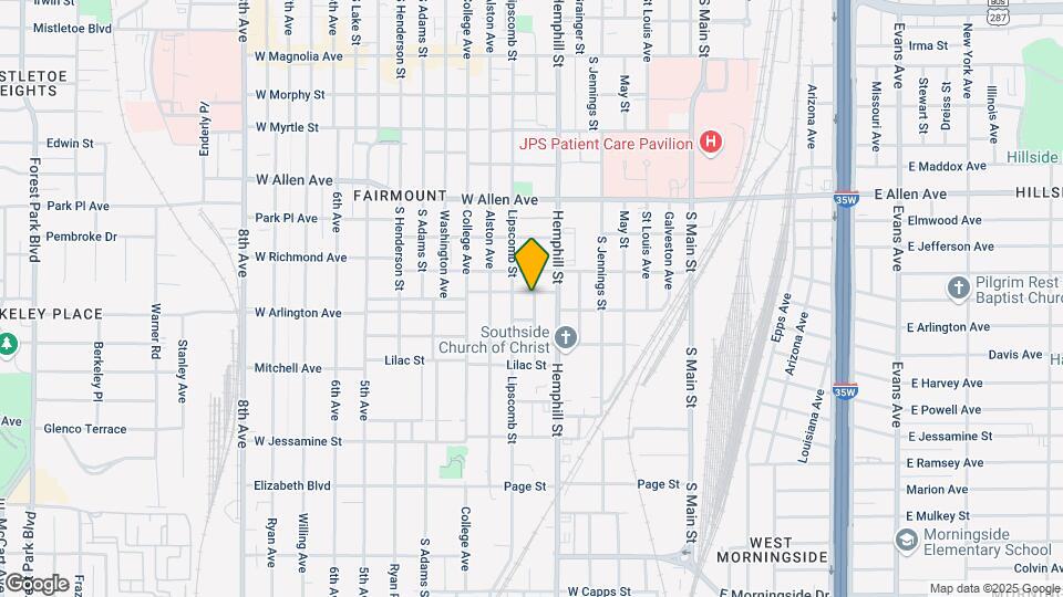 801 W Baltimore Ave, Unit 1 Bedroom Map and Location Details