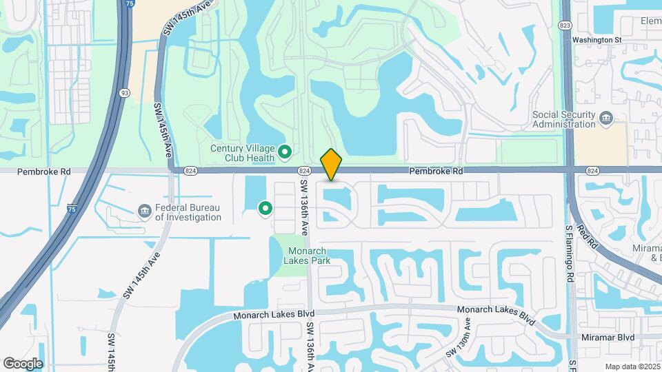 13440 SW 17th Ct Map and Location Details