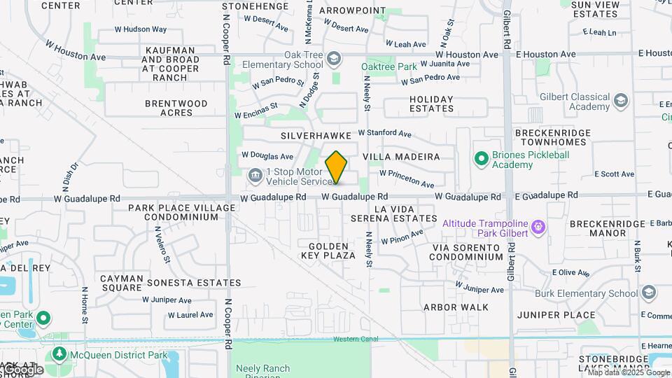 501 W Princeton Ave Map and Location Details