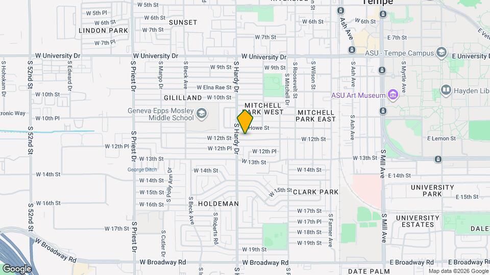 826 W 12th St Mapa y Detalles de la Ubicación