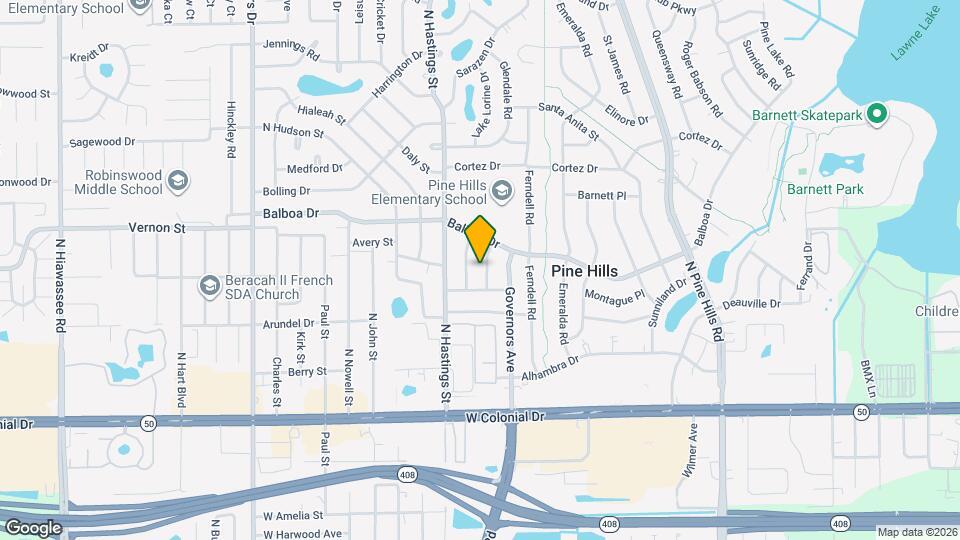 920 Hacienda Ct Map and Location Details
