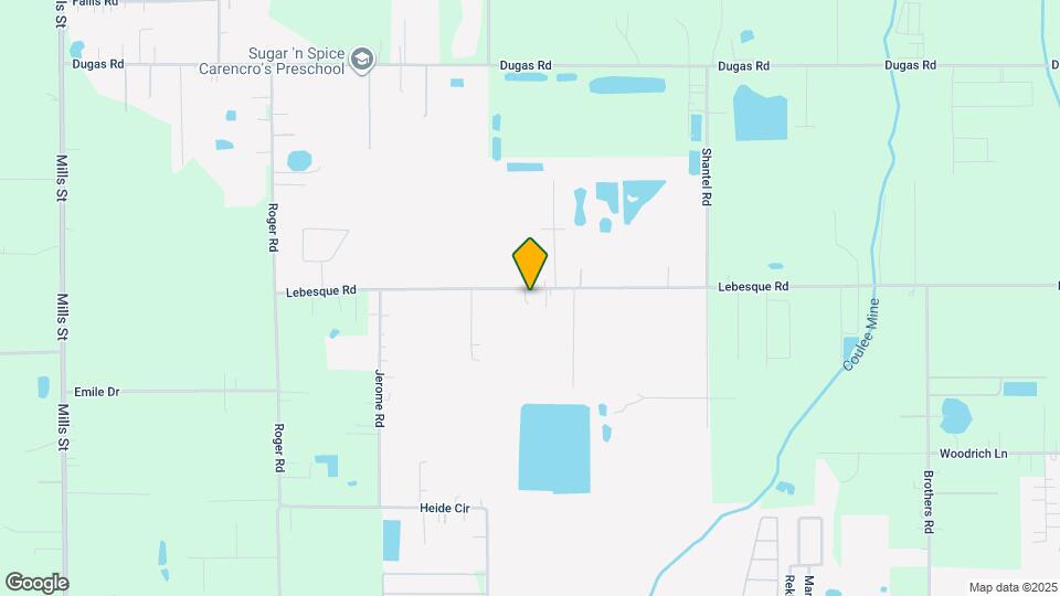 811 Lebesque Rd Map and Location Details