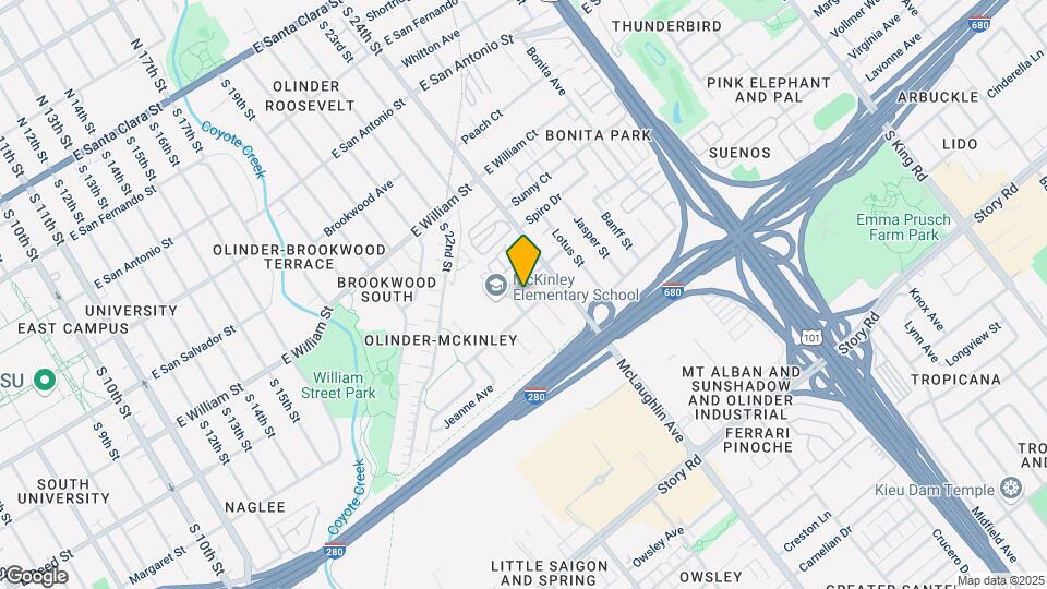 1066 Appian Ln Map and Location Details