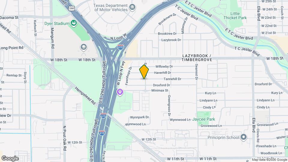 2602 Tannehill Dr Map and Location Details