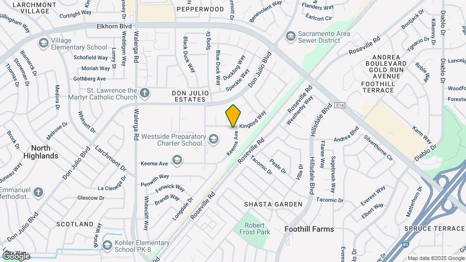 4741 Keema Ave Map and Location Details