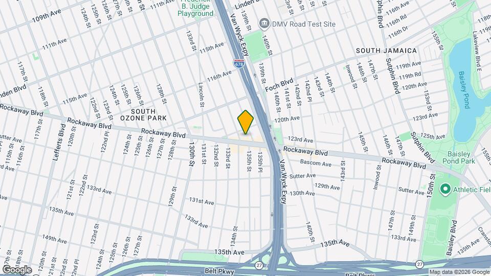 134-09 Rockaway Blvd Map and Location Details