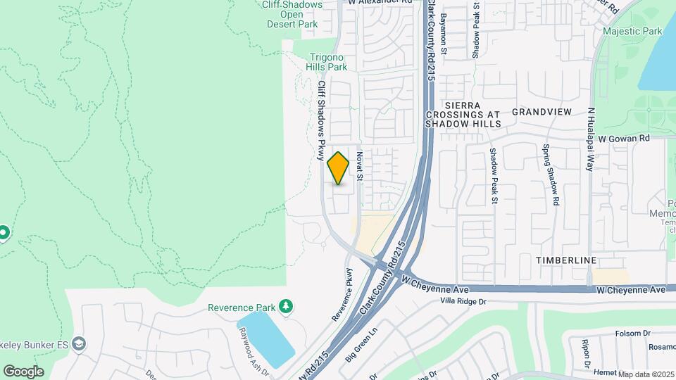 10650 Calico Mountain Ave Map and Location Details