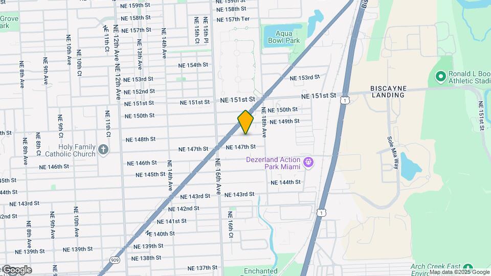 1720 NE 148th St, Unit 2 Mapa y Detalles de la Ubicación
