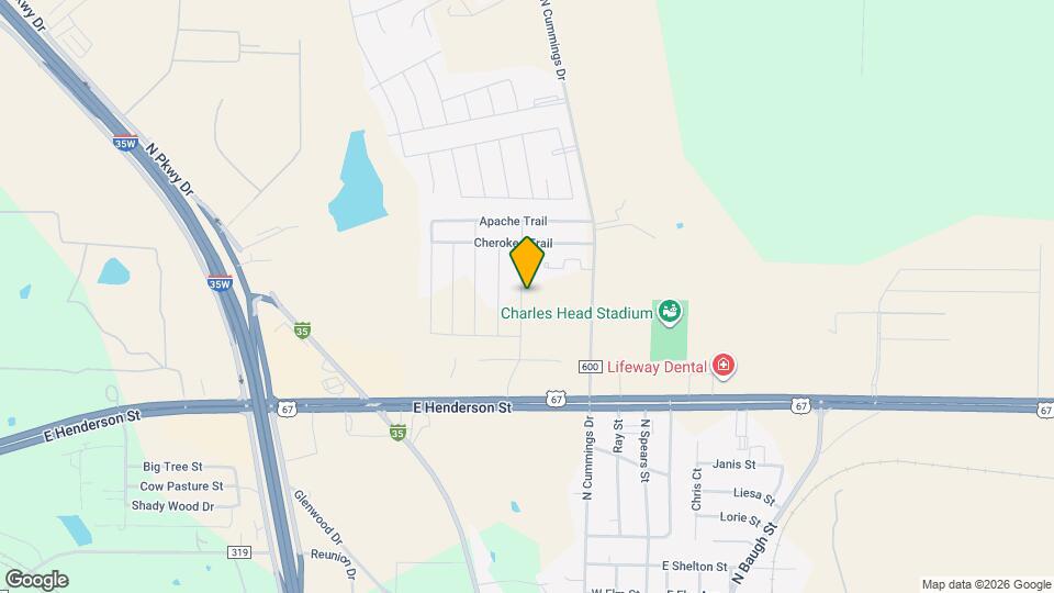 218 Cheyenne Trail Map and Location Details