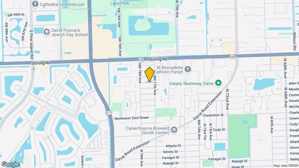 7730 NW 39th St Map and Location Details