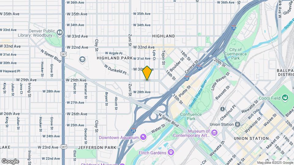 2200 W 29th Ave, Unit 205 Map and Location Details