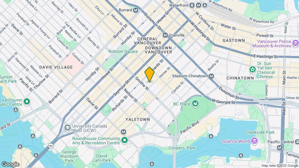 889 Homer St Map and Location Details