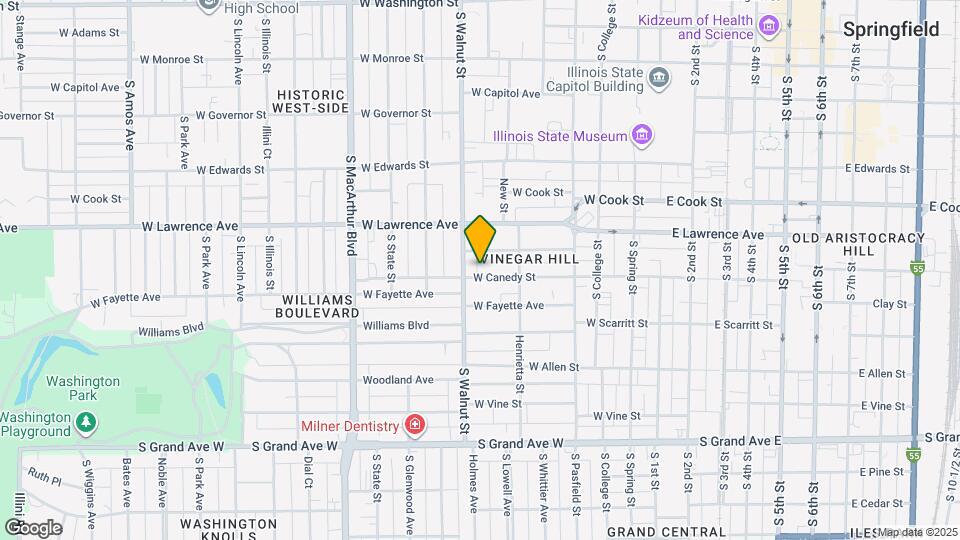 539 W Canedy St Map and Location Details