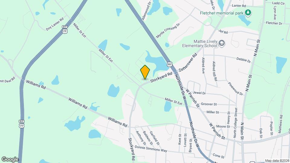 405 Andover Dr Map and Location Details