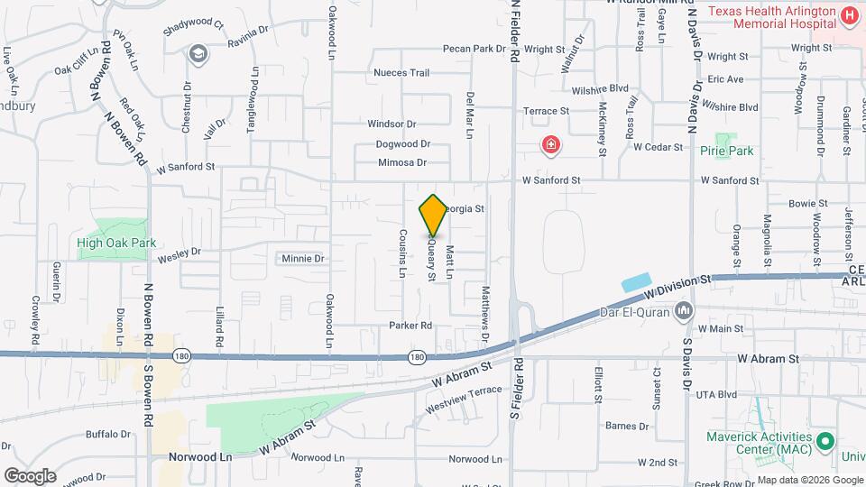 607 McQueary St Map and Location Details