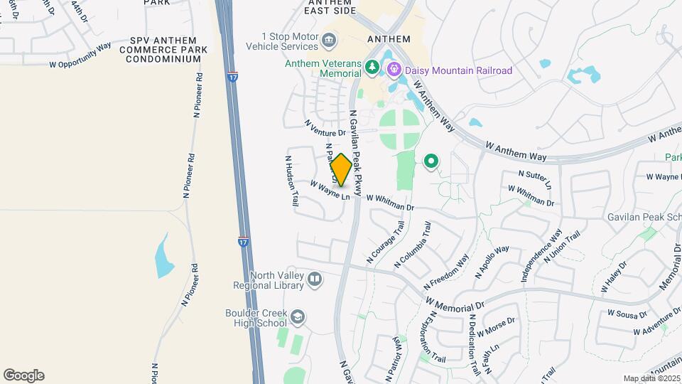 3646 W Wayne Ln Map and Location Details