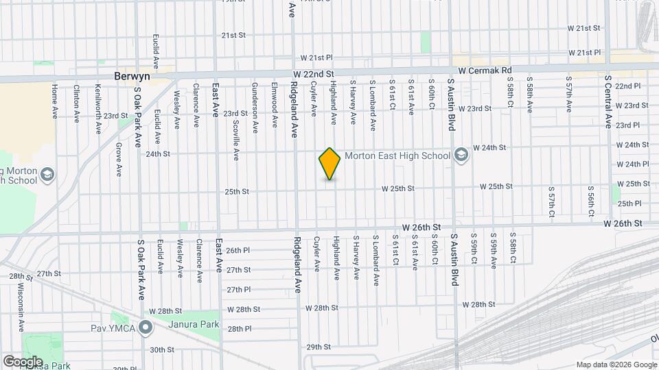 2442 Highland Ave Map and Location Details