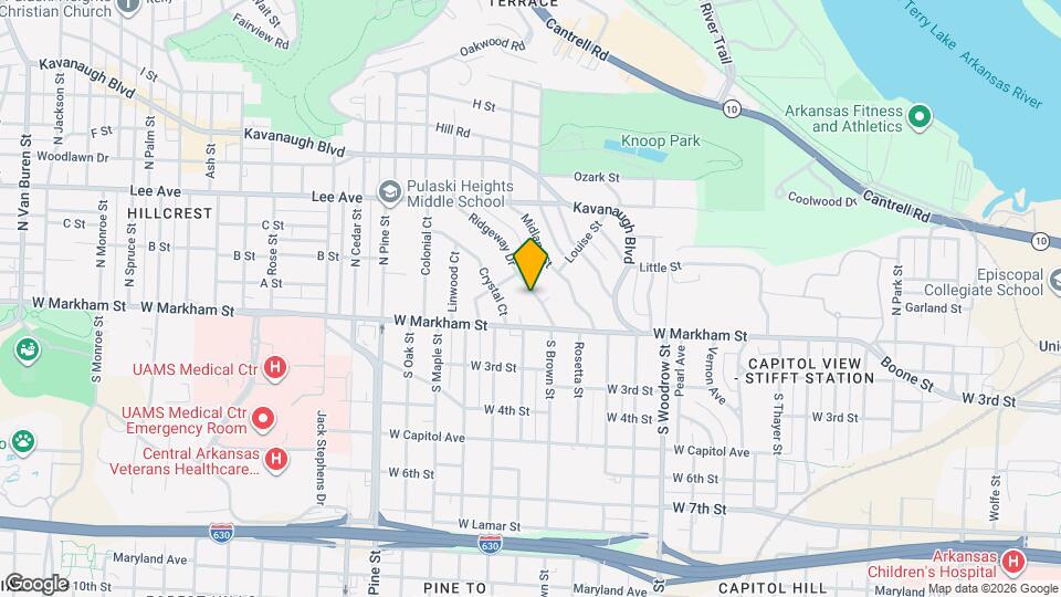 200 Ridgeway Dr Map and Location Details