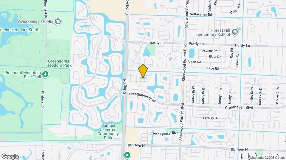 537 Shady Pine Way Map and Location Details