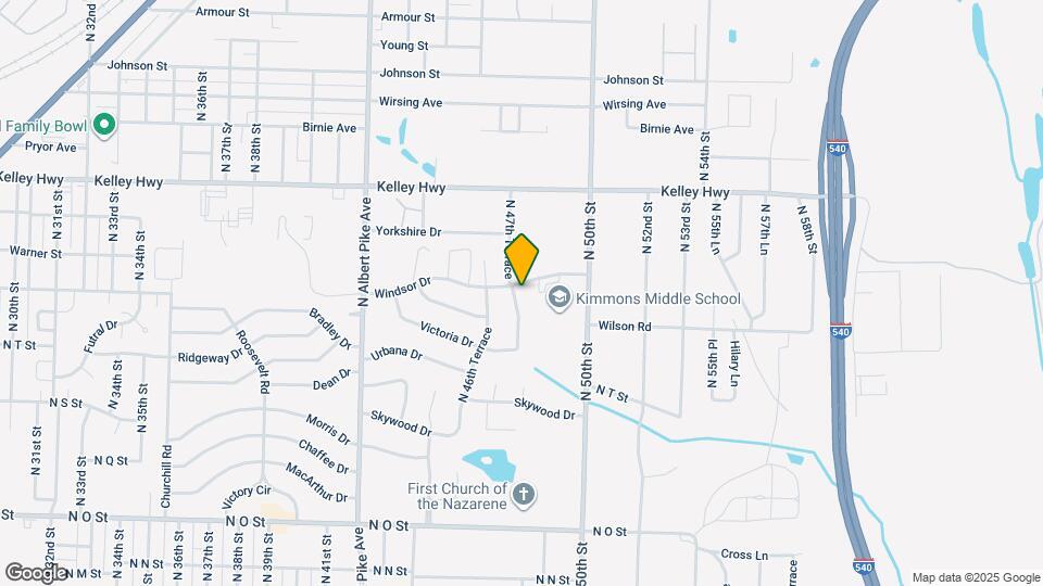 4700 Windsor Dr Map and Location Details