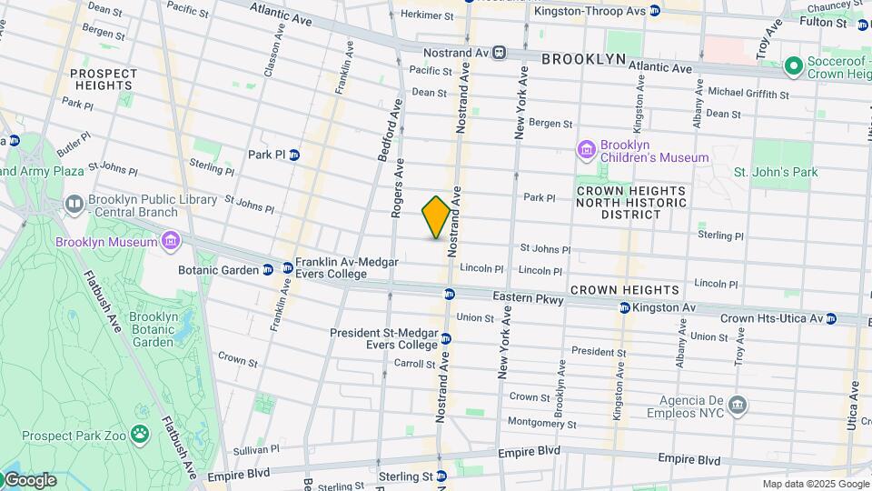 822 Saint Johns Pl Map and Location Details