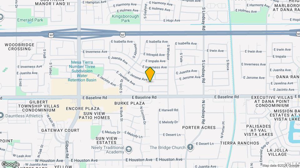 2520 E Javelina Ave Map and Location Details