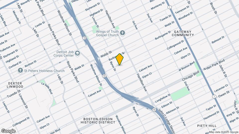 1215 Lawrence St Map and Location Details