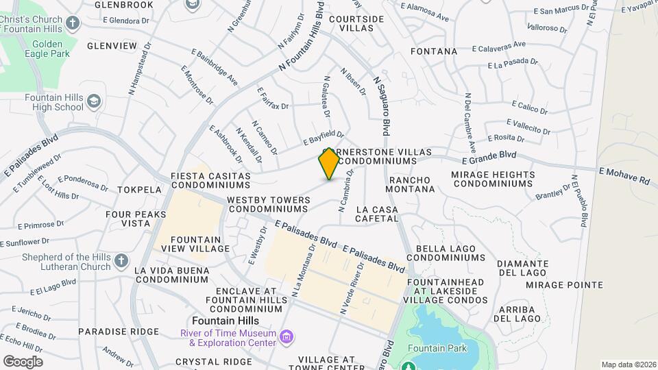 16729 E Westby Dr Map and Location Details