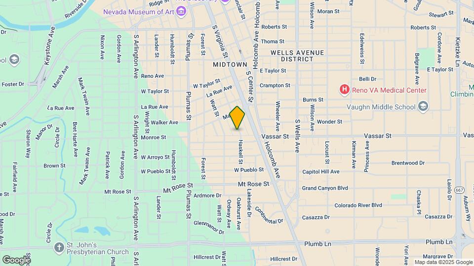 1065 Haskell St Map and Location Details