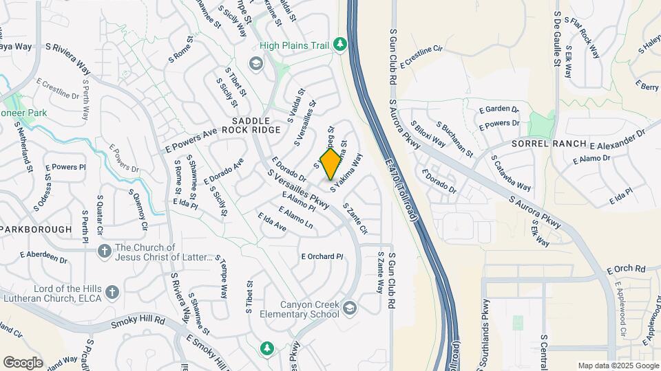 5733 S Yakima Way Map and Location Details