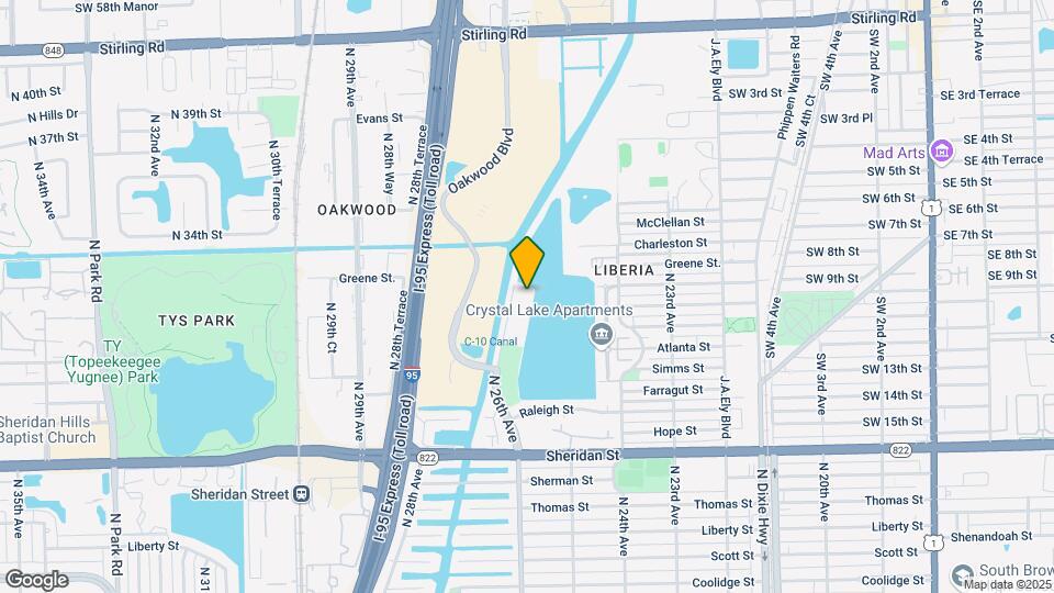 Meridian Apts. 55+ Senior Living Map and Location Details