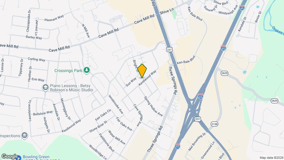 1301 Kenilwood Way Map and Location Details