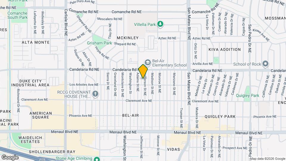 2913 Jefferson St NE Map and Location Details