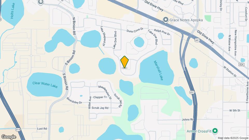 631 Doe Cove Pl Map and Location Details