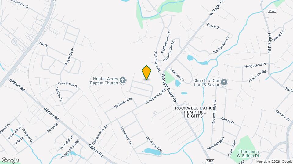 4538 Christenbury Hills Ln Mapa y Detalles de la Ubicación