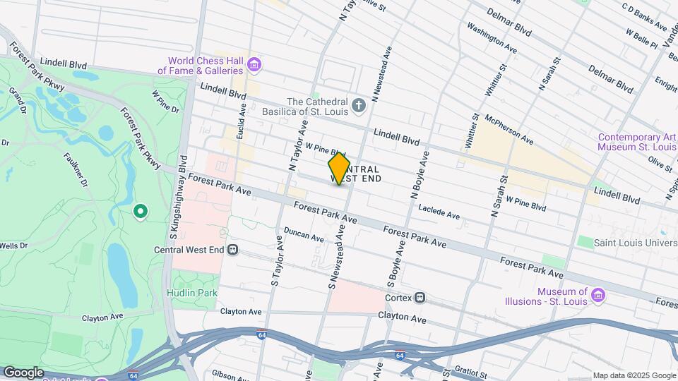 4416 Laclede Ave Mapa y Detalles de la Ubicación