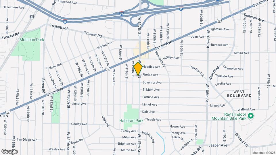 3428 W 117th St Map and Location Details