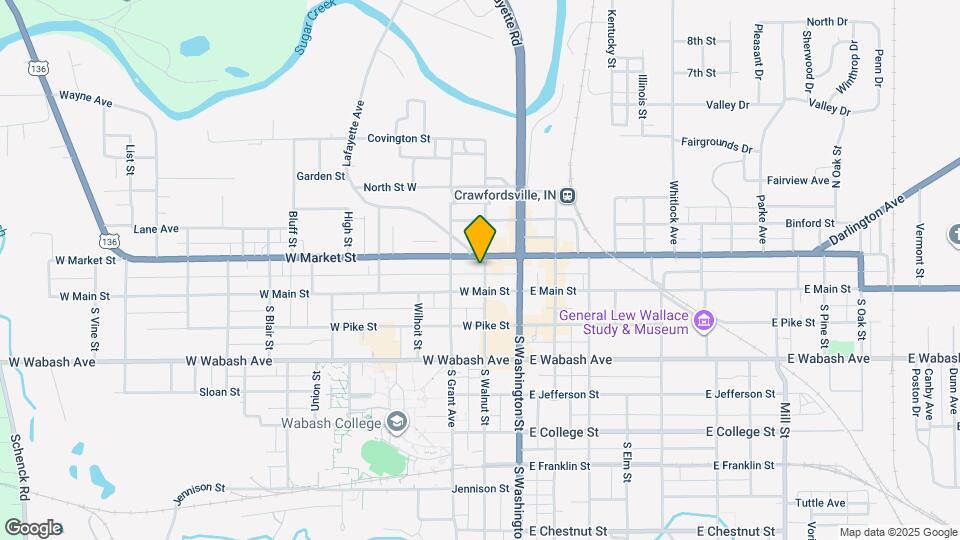 115 N Walnut St Map and Location Details