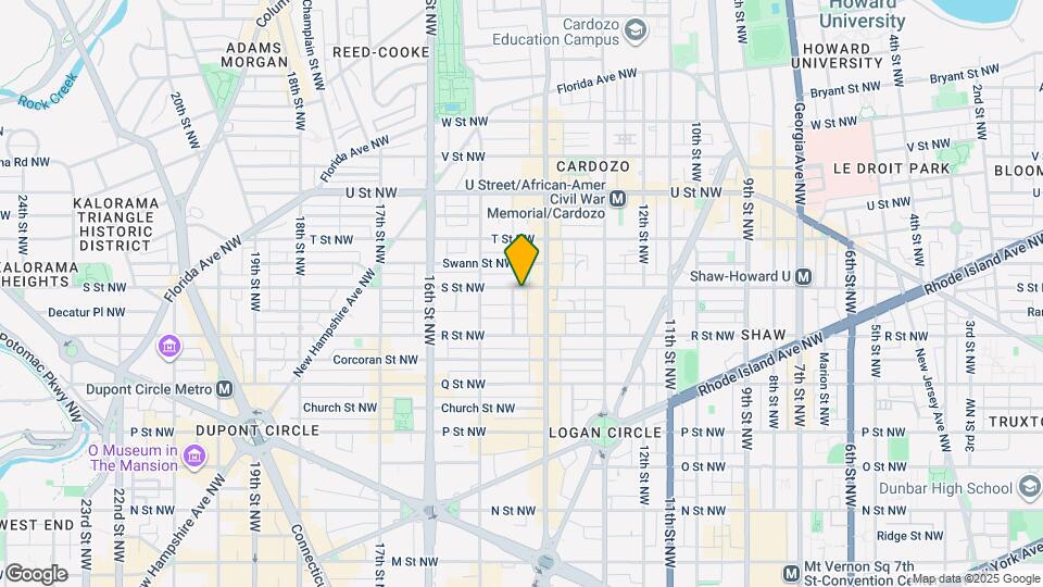 1408 S St NW Map and Location Details