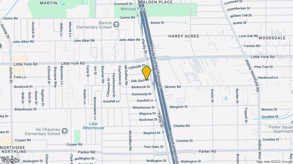 914 Oak Glen Dr Map and Location Details