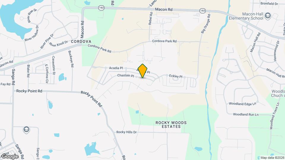 9301 Chastain Pl Mapa y Detalles de la Ubicación