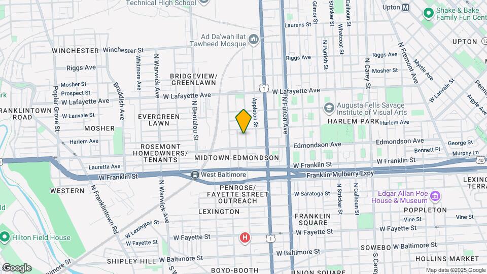 624 N Payson St Map and Location Details