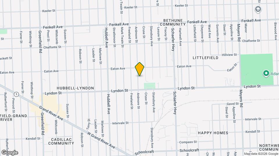 14590 Ardmore St Map and Location Details