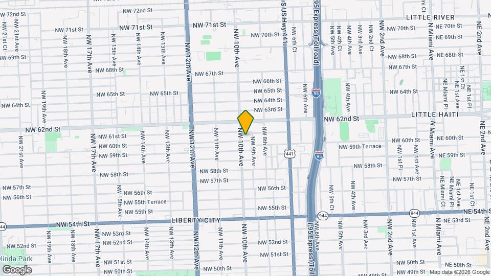 929 NW 60th St Map and Location Details