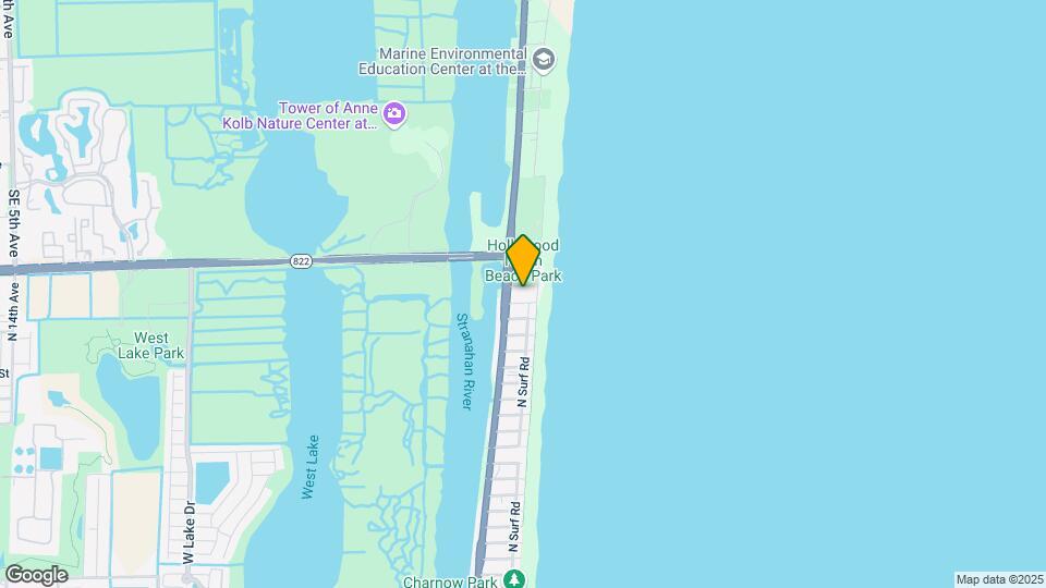 3501 N Ocean Dr-Unit -V3 Map and Location Details