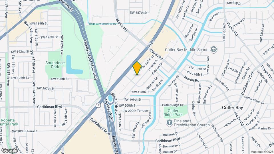 19611 SW 103rd Ct Map and Location Details