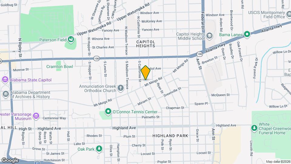 1920 James Ave Map and Location Details